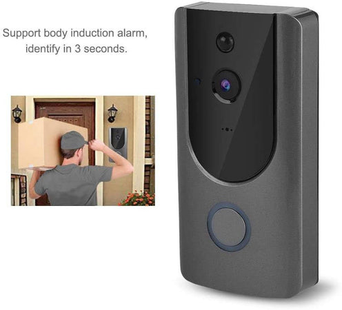 Videocitofono Wifi Ip Telecamera Citofono Campanello Senza Fili App Smartphone