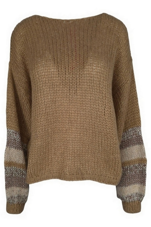 COLOUR MARKET Maglie Cammello/avorio da donna