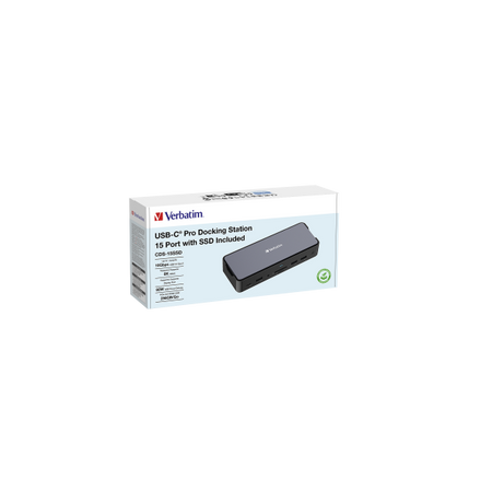 VERBATIM DOCKING STATION 15 PORTE CON SSD INCLUSA USB-C CDS-15SSD