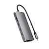 Satechi ST-P8KEM replicatore di porte e docking station per laptop Cablato USB 3.2 Gen 1 (3.1 Gen 1) Type-C Grigio