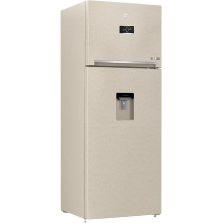 Beko Frigo Doppia Porta No Frost 455lt E 70cm Beige Rdne455e40dbn
