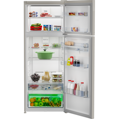 Beko Frigo Doppia Porta No Frost 455lt E 70cm Beige Rdne455e40dbn