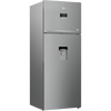 Beko Frigo Doppia Porta No Frost 455lt E 70cm Silver Rdne455e40dsn