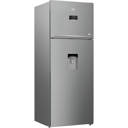 Beko Frigo Doppia Porta No Frost 455lt E 70cm Silver Rdne455e40dsn