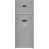 Beko Frigo Doppia Porta No Frost 455lt E 70cm Silver Rdne455e40dsn