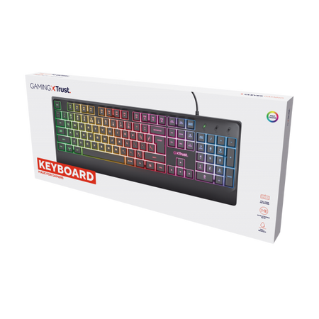 TASTIERA BASICS GAMING TRUST LED IT ILLU