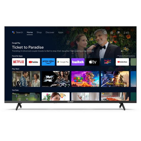 SHARP 43FH2EA - 43"" ANDROID TV LED FHD - FRAMELESS - COMP. TV SAT - AUDIO DOLBY DIGITAL+ / DTS HD - CHROMECAST - BLACK - IT