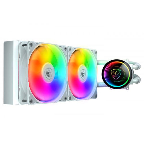 Cougar Poseidon Elite 240 ARGB e' un dissipatore a liquido con un radiatore da 240mm.