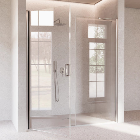 Porta doccia battente 6mm h195 anticalcare SALEMA