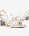 Nero Giardini sandali donna argento laminato strass E513280D700