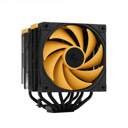 DeepCool AK620 Zero Dark Zoria Processore Raffreddatore d'aria 12 cm Nero, Giallo 1 pz (DeepCool AK620 Zero Dark Zoria Process)
