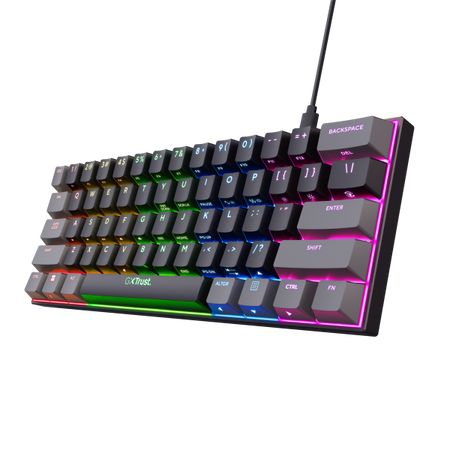 TRUST MINI TASTIERA GAMING GXT867 ACIRA 60 IT