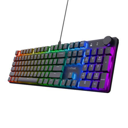 Tastiera GXT 866 Gaming USB Meccanica LED RGB Retroilluminata Colore Nero (Layout Italiano)