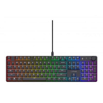 Tastiera GXT 866 Gaming USB Meccanica LED RGB Retroilluminata Colore Nero (Layout Italiano)