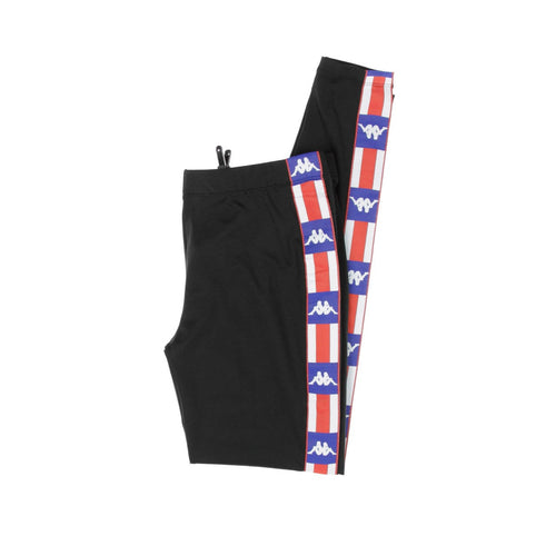 KAPPA Leggins Donna Authentic La Baward Black/blue da donna