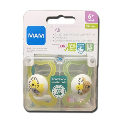 Succhietti Mam in silicone - Air - 6 mesi +