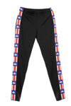 KAPPA Leggins Donna Authentic La Baward Black/blue da donna