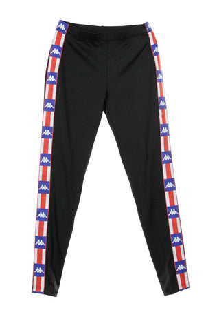 KAPPA Leggins Donna Authentic La Baward Black/blue da donna