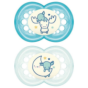 Succhietti Mam Silicone - Original Night - 6 mesi +