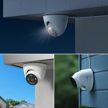 Telecamera Dome IP PoE di Sicurezza 4K 8MP IP67, Serie P434