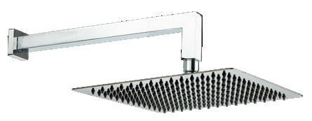 Kit doccia incasso Termostatico Soffione 25x25