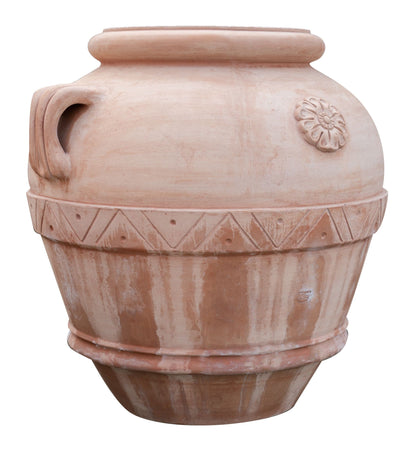 Biscottini Orcio Toscano invecchiato in terracotta toscana 100% Made in Italy interamente Lavorato a Mano L80xPR74xH80 cm
