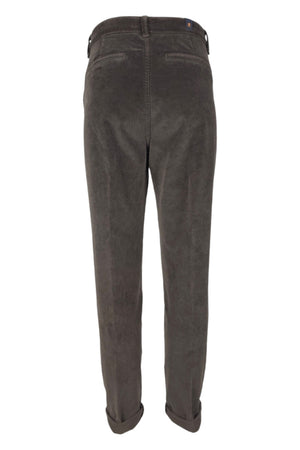 Atelier Cigala's Pantaloni Marrone da donna