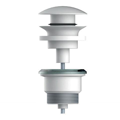 Piletta di scarico bianca clic clac universale