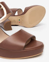 Nero Giardini sandali donna in pelle cuoio E513354D400