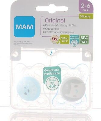 Succhietti Mam silicone - Original - 2-6 mesi
