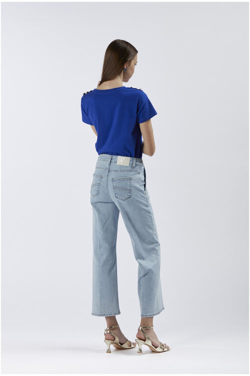 PANTALONE CULOTTE CON BOTTONIERA