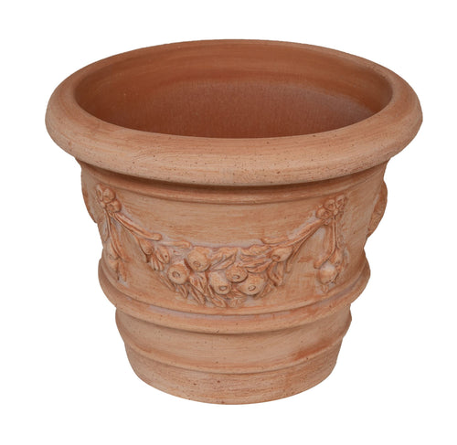 Biscottini Vaso Terracotta Biscottini Fatto a Mano Galestro Antigelo Toscano D30xH25