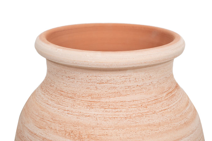 Biscottini Biscottini Vaso Conca Provenzale Artigianale Terracotta Galestro Italiano 31x29