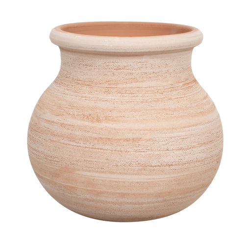 Biscottini Biscottini Vaso Conca Provenzale Artigianale Terracotta Galestro Italiano 31x29