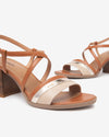 Nero Giardini sandali donna beige-cuoio-oro E513440D453