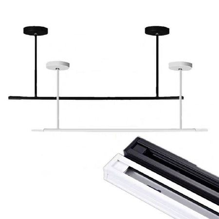 Asta Regolabile Per Faretti A Binario Elettrico Staffa Illuminazione 50cm T-50cm