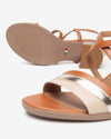 Nero Giardini sandali donna beige-cuoio-oro E513440D453