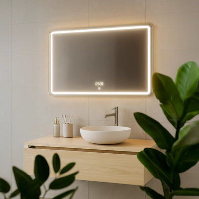 Specchio a led rettangolare LEON