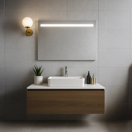 Specchio led bagno per mobile filo lucido 4 DEBBY