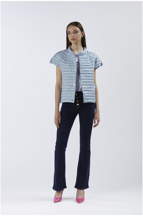 PIUMINO PRIMAVERILE CON MANICA AD ALETTA