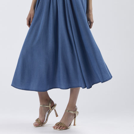 GONNA AMPIA IN TENCEL DENIM