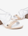 Nero Giardini sandali donna beige-bianco-oro E513441D453