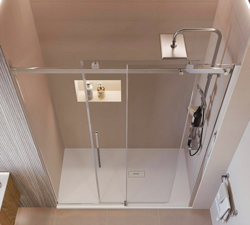 Porta doccia scorrevole trasparente H195 8mm anticalcare EUCLIDE