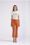 PANTALONE CROPPED FLARE TESSUTO SUPERSTRETCH