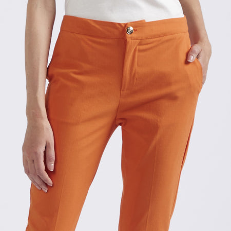 PANTALONE CROPPED FLARE TESSUTO SUPERSTRETCH