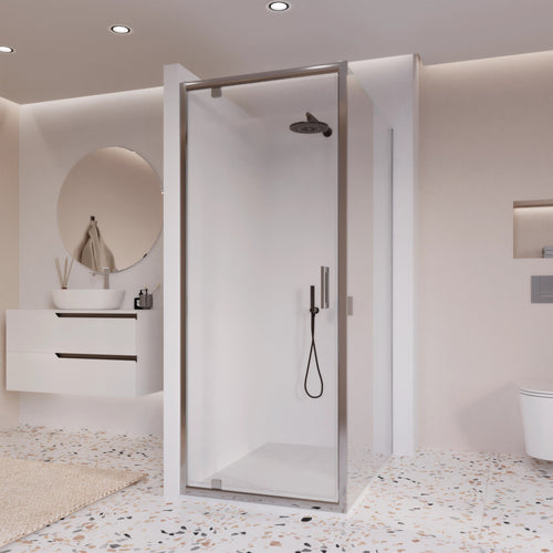 Box doccia 2 lati porta battente trasparente h195 Adele