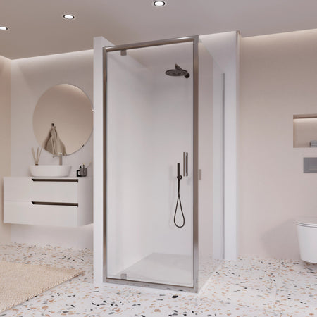 Box doccia 2 lati porta battente trasparente h195 Adele