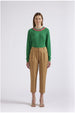 PANTALONE CHINO CON PINCES IN GABARDINADI COTONE