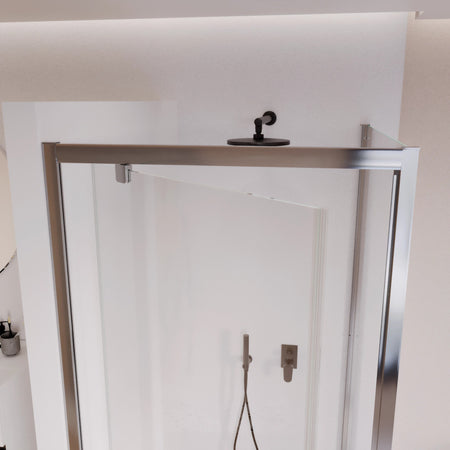 Box doccia 2 lati porta battente trasparente h195 Adele