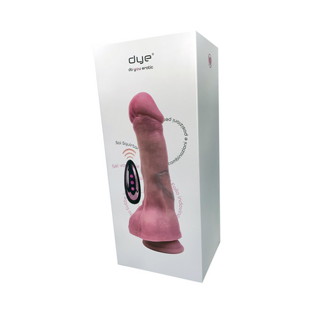 Vibratore Realistico Dildo con Vibrazione Spinta Riscaldante Ventosa Telecomando
